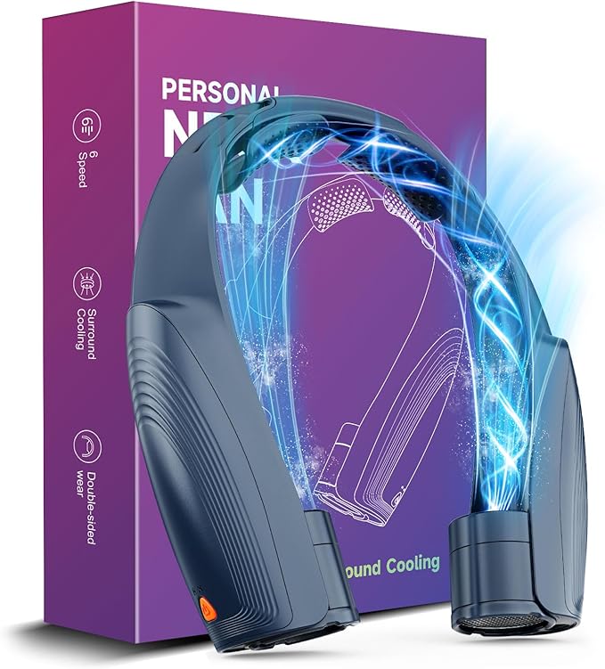 Slientspin AI Portable Neck Fan by Slientspin