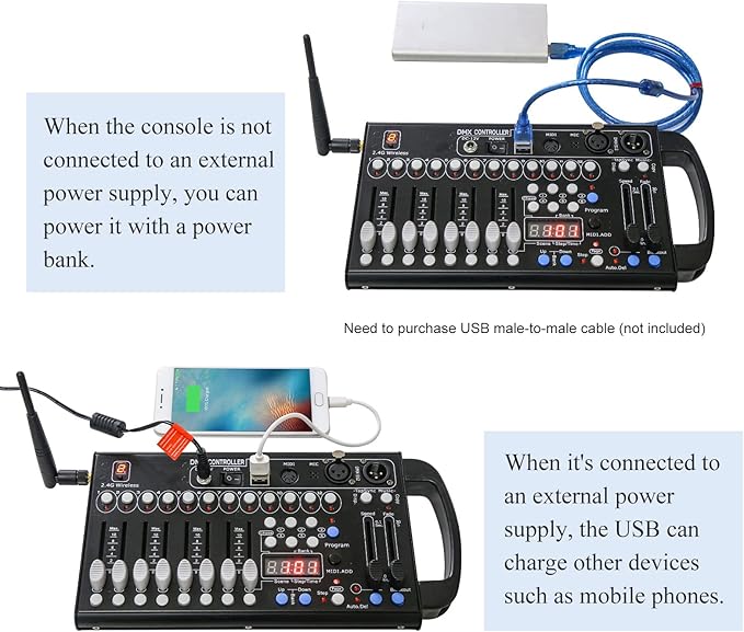 Wireless Dmx Controller 192 Channel Dmx Light Controller - Image 2