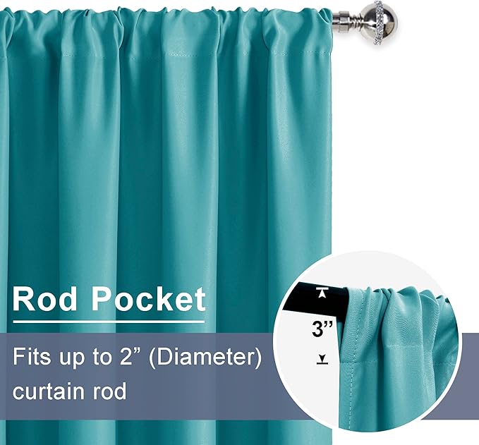 JIUZHEN Blackout Curtains - Image 5