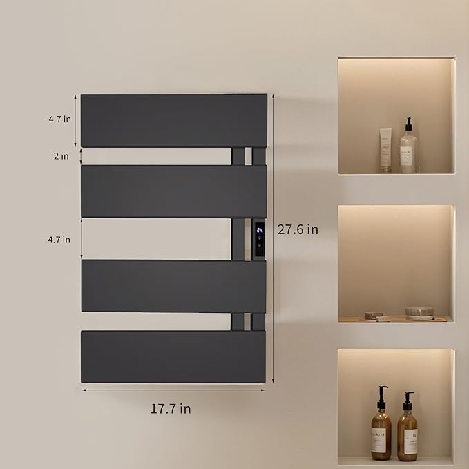Electric Heated Towel Warmer Rack - Image 6