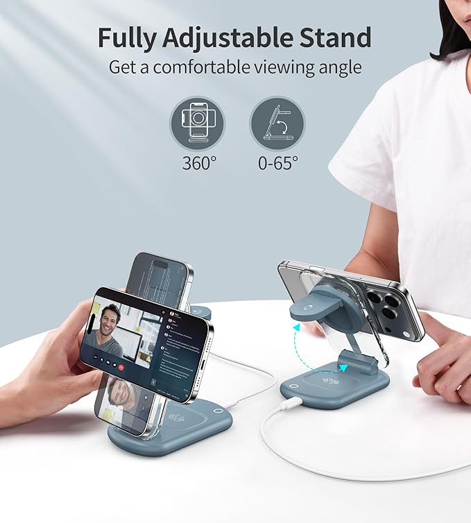 3 in 1 Magnetic Wireless Charging Station - Image 7