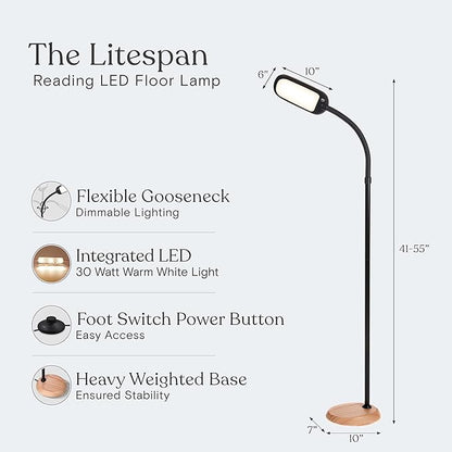 Brightech Litespan Slim LED Floor Lamp - Image 3