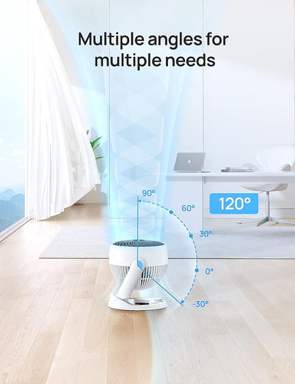 Dreo Fan for Bedroom, 12 Inches, 70ft Powerful Airflow, 28db Quiet Table Air - Image 5