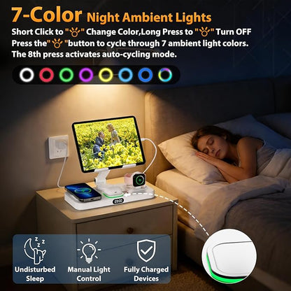 30W Charging Station for Apple Products, Foldable Wireless Charger - Image 4