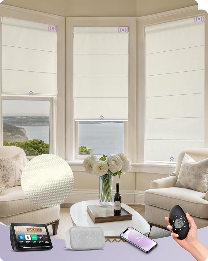 Graywind Smart Roman Shades Compatible by Graywindbeyondshading