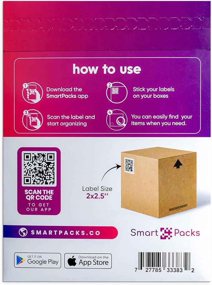 SmartPacks QR Stickers - Image 2