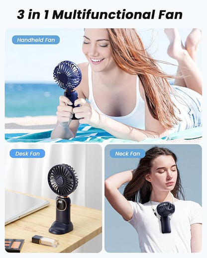 coldSky Portable Handheld Fan, 4000mAh Battery Operated Fan - Image 2