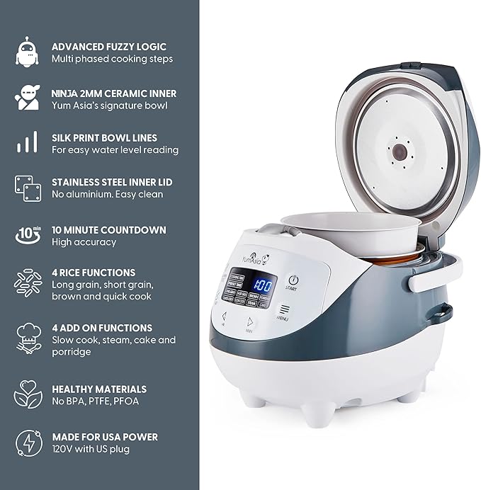 Yum Asia Panda Mini Rice Cooker - Image 3
