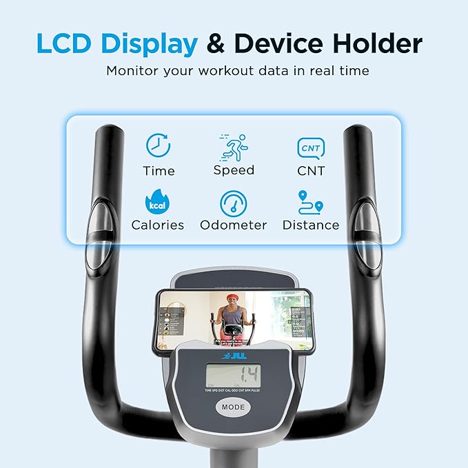 JLL Smart Upright Elliptical & Full-Body Cross Trainer – Compact, Low-Impact - Image 5