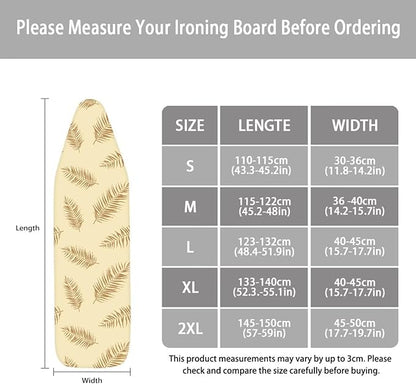 ZCFYGDX Ironing Board Covers, Elastic Edge 3 Bottom Nylon Buckle Straps - Image 5