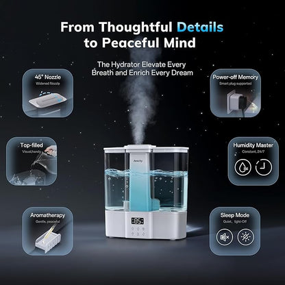 Geek-Level Aeocky Humidifier for Baby, Quiet Ultrasonic Humidifiers for Bedroom - Image 5