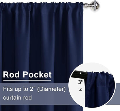 JIUZHEN Blackout Curtains for Bedroom - Image 6