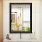 SMIROR Matte Black Bathroom Mirror by SMIROR