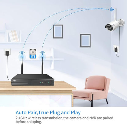 Hiseeu 5MP Wireless Security Camera System - Image 2