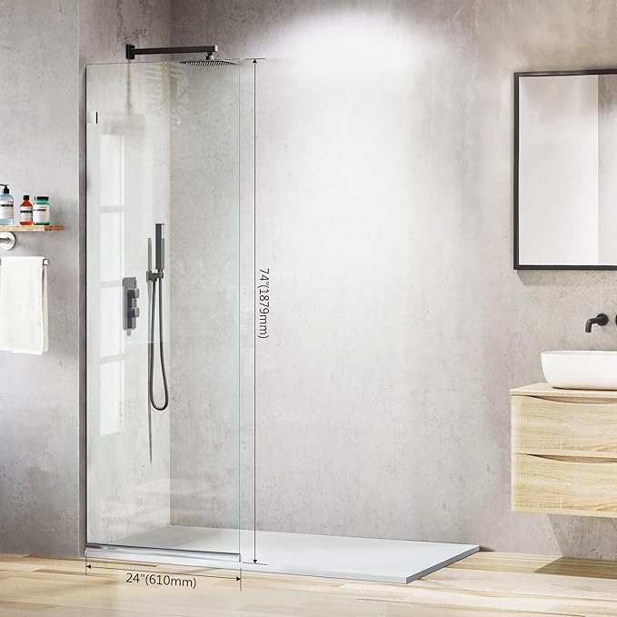 Bathroom Shower Glass Door 24 * 74" - Image 3