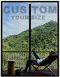 Yotache Customized Magnetic Screen Door, Left Right Side Opening Door Mesh by yotache