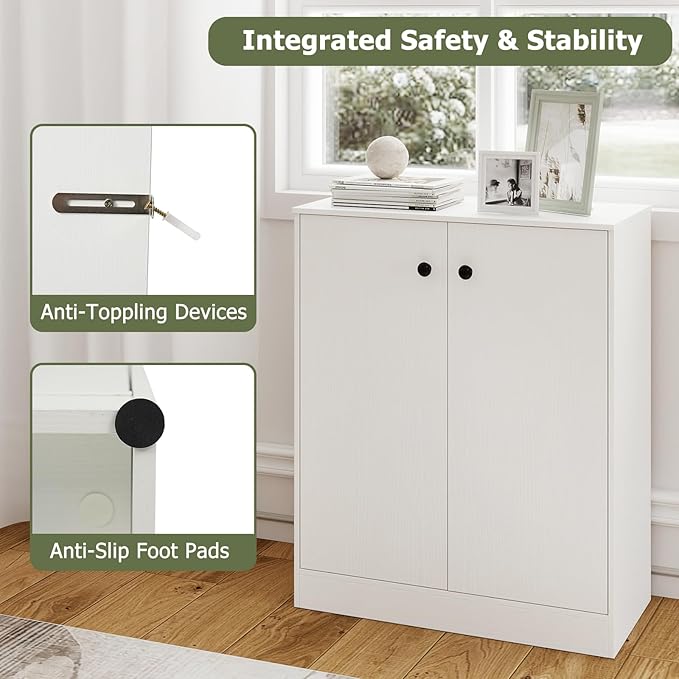 Giantex 2 Door Storage Base Cabinet - Image 5