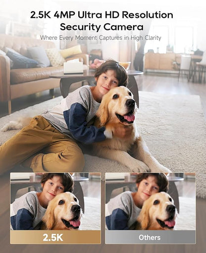 DREAME 2.5K Pet Dog Camera, Indoor Security Camera, Dual-Band 5G/2.4G Wi-Fi - Image 2