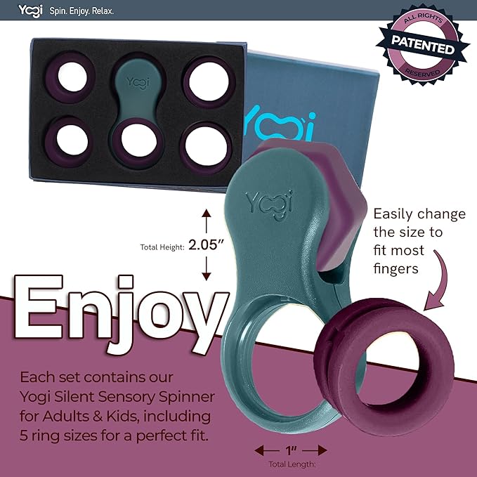 Yogi Fidget Toy – Silent Sensory Spinner - Image 5