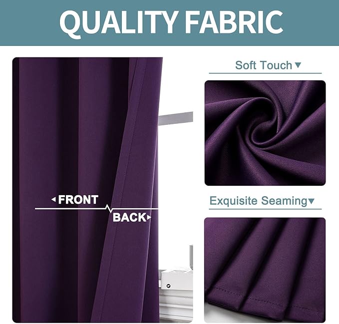 ChrisDowa Blackout Door Curtains - Image 5