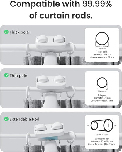 SwitchBot 2025 Automatic Curtain Opener 3 Rod- - Image 5