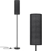 FRIDEKO HOME Floor Lamp with Black Shade, Simple Design with Foot Pedal Switch by FRIDEKOHOME