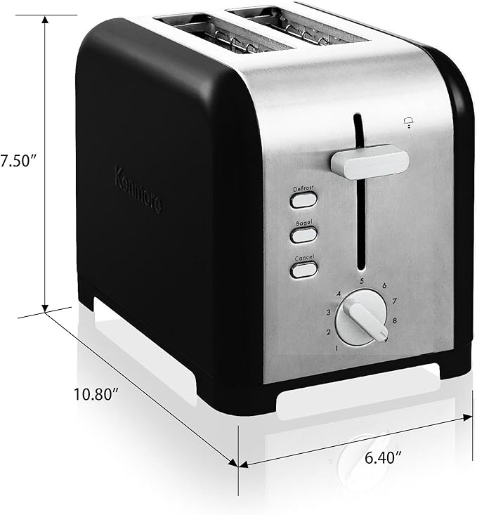 Kenmore 40600 2-Slice Toaster in Black - Image 7