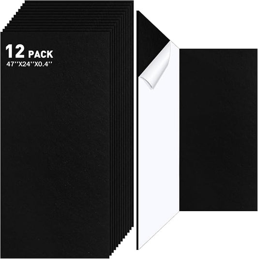 12 Pack Large Acoustic Panels by Landical