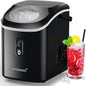 Nugget Ice Maker Countertop, Portable Sonic Pebble Ice Maker by Vividmoo