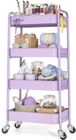 TOOLF 4-Tier Metal Rolling Cart by TOOLF