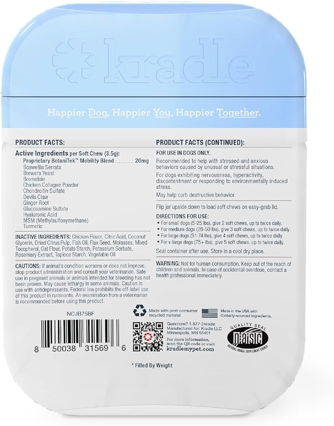Kradle Hip and Joint Chews for Dogs - Image 8