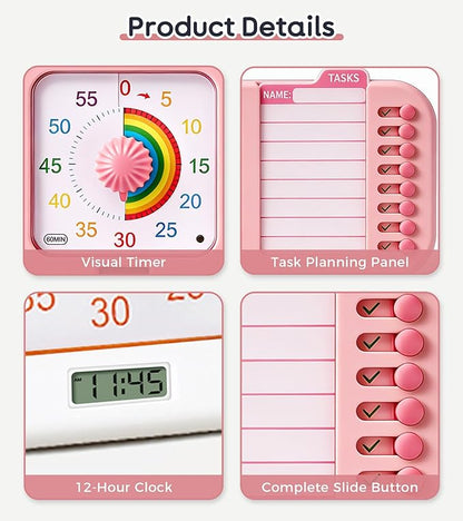 3-in-1 Visual ADHD Timer for Kids & Adults - Image 2