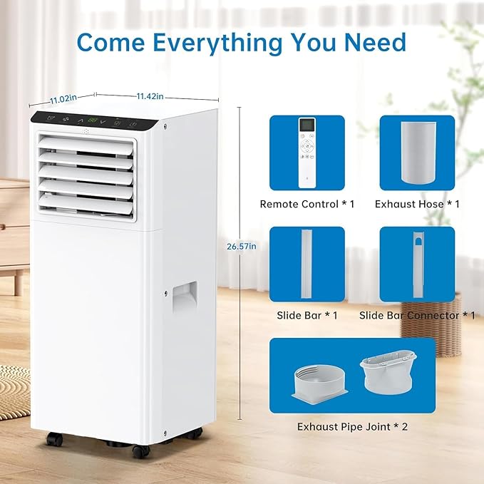 8, 000 BTU Portable Air Conditioner, AC Unit - Image 7