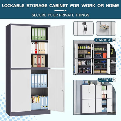 MIIIKO Metal Storage File Cabinet - Image 4