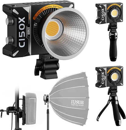 SIRUI Super Bulbs C150X Combo 150W LED Video Light, COB Portable Photography by SIRUI