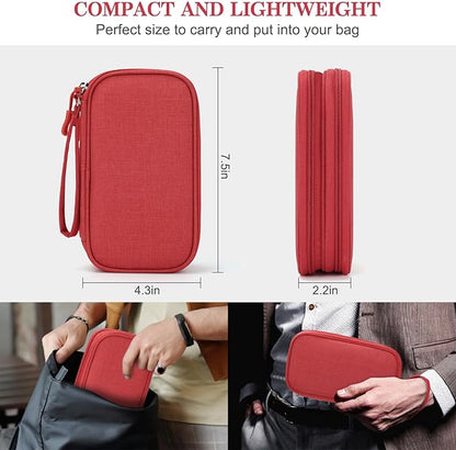 FYY Travel Cable Organizer Pouch Electronic Accessories Carry Case Portable - Image 2