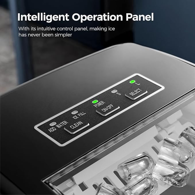 Ice Makers Countertop, 9 Cubes in 6 Mins, Portable Ice Maker Machine - Image 3