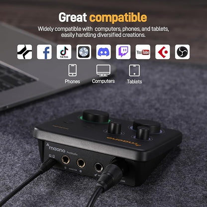 MAONO USB Audio Interface for PC: Interface - Image 8