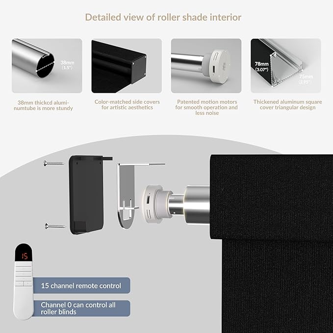 Boolegon Motorized Roller Blinds - Image 5