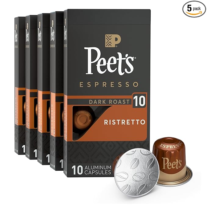 Peet's Coffee, Dark Roast Espresso Capsules, Compatible by Peet%E2%80%99sCoffee