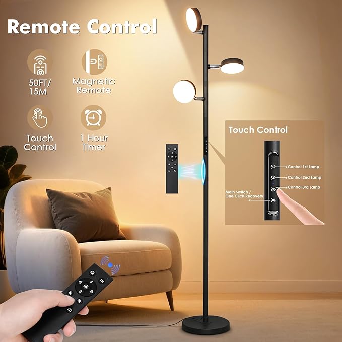 Benaep Tree Floor Lamp for Living Room - Image 2