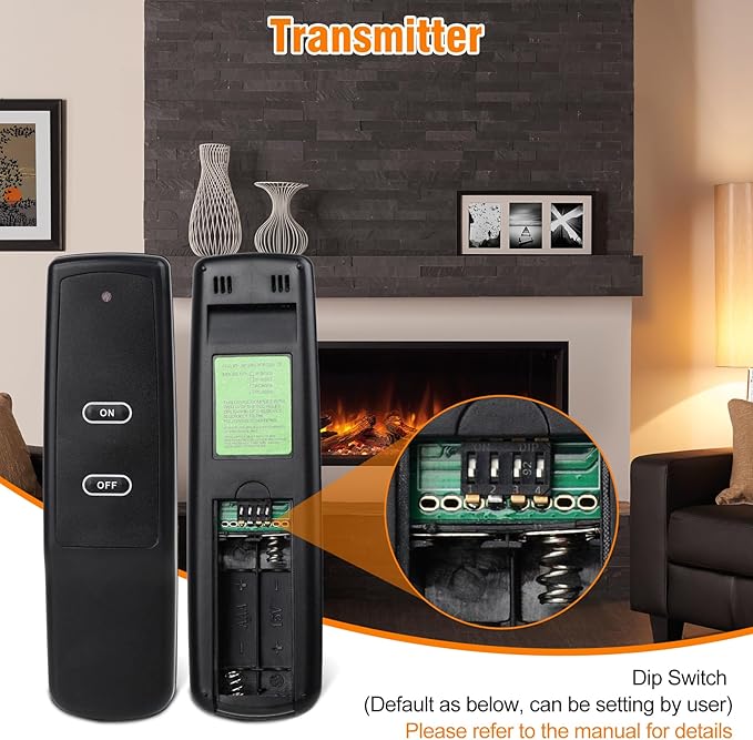 Universal Gas Fireplace Remote Control, Fit skytech 1001-A 1001TX 3001 - Image 8