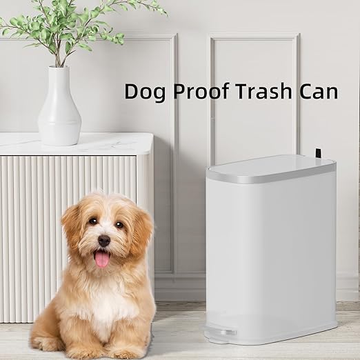 KUK Slim Bathroom Trash Can - Image 7