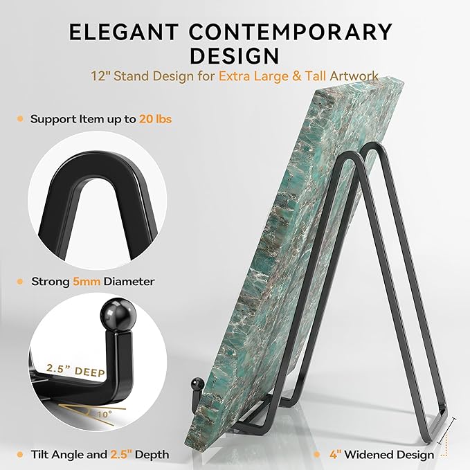 IPAME 12 Inch Large Plate Stands - Image 2