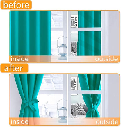 Hiasan Blackout Curtains for Bedroom, 52 x 96 Inches Long - Image 5