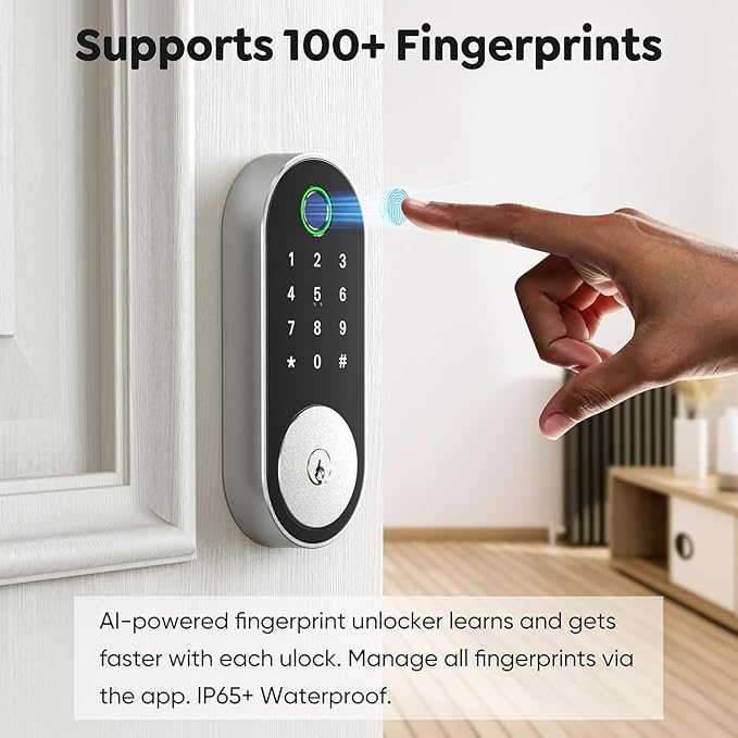 Fingerprint Smart Deadbolt - Image 2