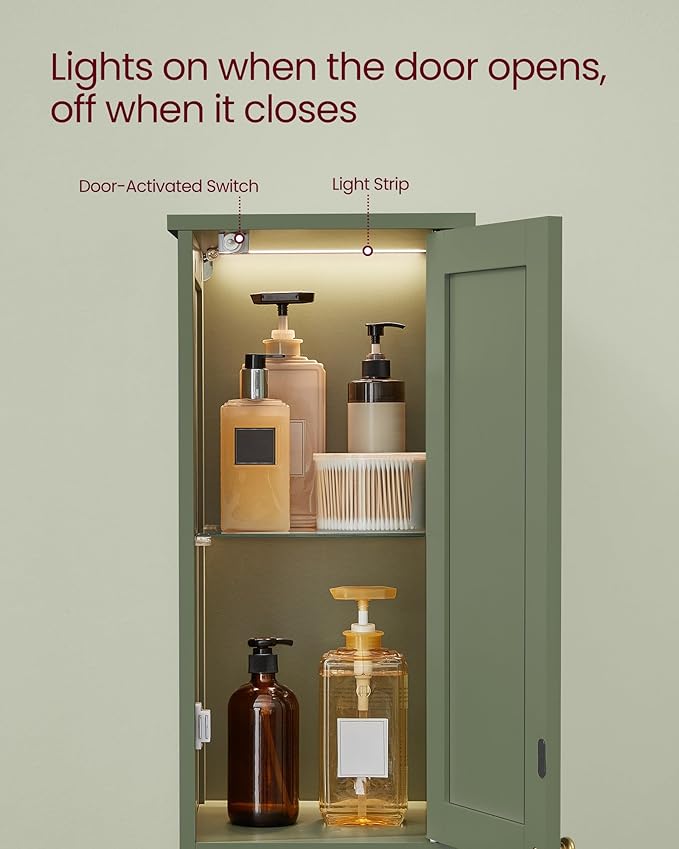 VASAGLE Tall Storage Cabinet - Image 4