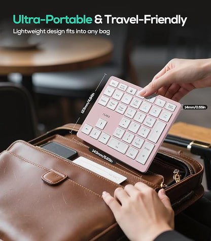 Nulea Wireless Number Pad Bluetooth 5.0 & 2.4G Portable Numeric Keyboard - Image 6