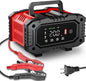 Car Battery Charger 20Amp, 12V 24V LiFePO4 Lead Acid Automatic Smart Battery by Haibro