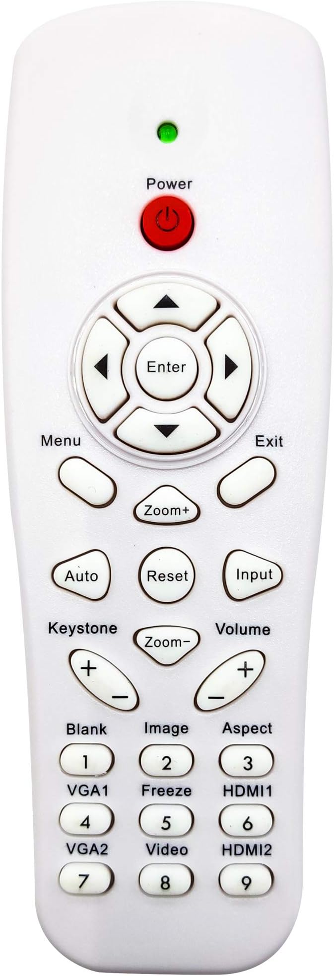 INTECHING BR-3080N Projector Remote Control by INTECHING